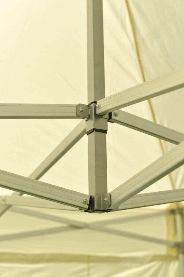 Vouwtent zandkleur 4m x 8m