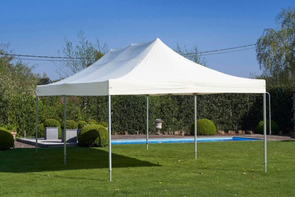 Vouwtent zandkleur 4m x 8m
